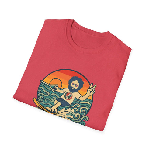 Grateful Dead - Jerry's Ridin' The Wake Life is dead. T-Shirt - StealieShop
